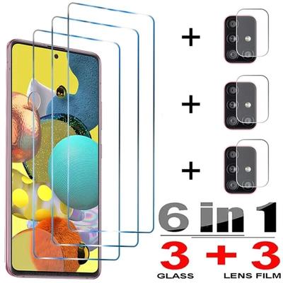Tempered Glass for Samsung Galaxy A52 A32 A12 A72 A53 A52S A51 A71 A22 A50 A70 A21S S21 S22 Plus S20 FE S10E Screen Protectors And Lens Film