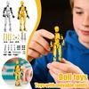 3D Action Figure Set (Assembly Completed) 2 Pcs, 3D Printed Multi-, 13 Action Figures, Multi-Articular Mobile Robot ,Desktop Decorati