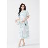 Ai Yi Lian New Chinese Style Print Summer Dress
