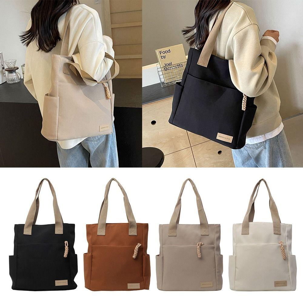 

Large Capacity Shoulder Bag Waterproof Tote Bags New Lightweight Canvas Bag
