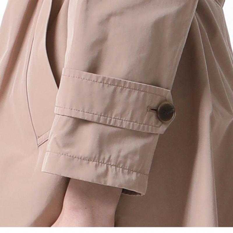 Shs Miss  Double Button Cotton Trench Coat