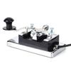 HY-K4 Stainless Steel Morse Code CW Trainer Learner CW Telegraph Key Shortwave Radio Communication Teaching Aids