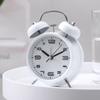 Metal Frame Silent Twin Bell Loud Alarm Clock Luminous Table Clock Student Alarm Clock  Living Room