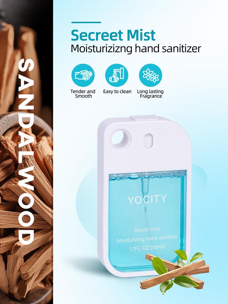 50ml Air Freshener Car Fragrance Spray Fresh Air Long-Lasting Fragrance Bathroom Hotel Valentine's Day Gifts Hand Sanitizer Bott