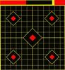 30 Color-Changing Adhesive Shooting Targets - 12-Inch, 31 Sheets