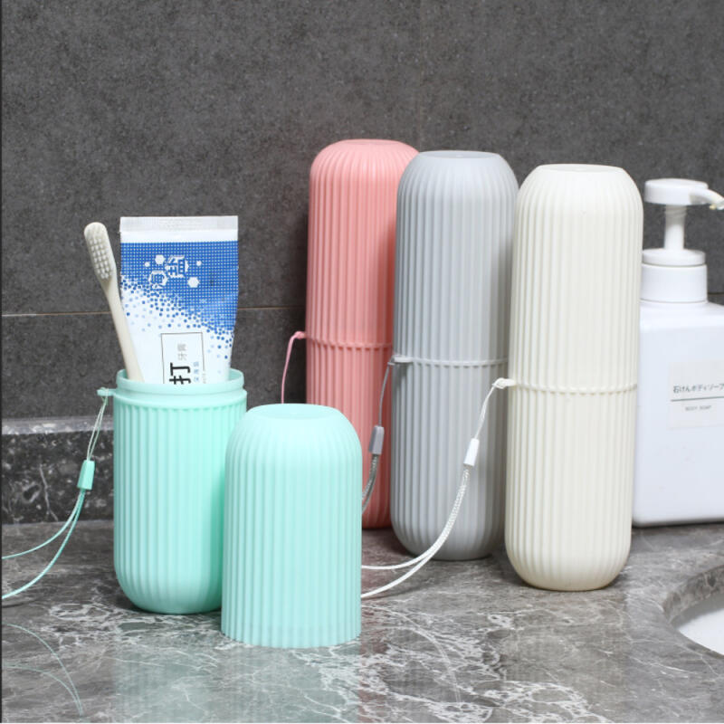 Portable Toothbrush Toothpaste Case for Office Travel Toothbrush Storage