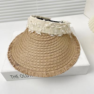 Sombrero de sol de verano protección UV plegable borde áspero alero grande protección solar sombrero mujeres