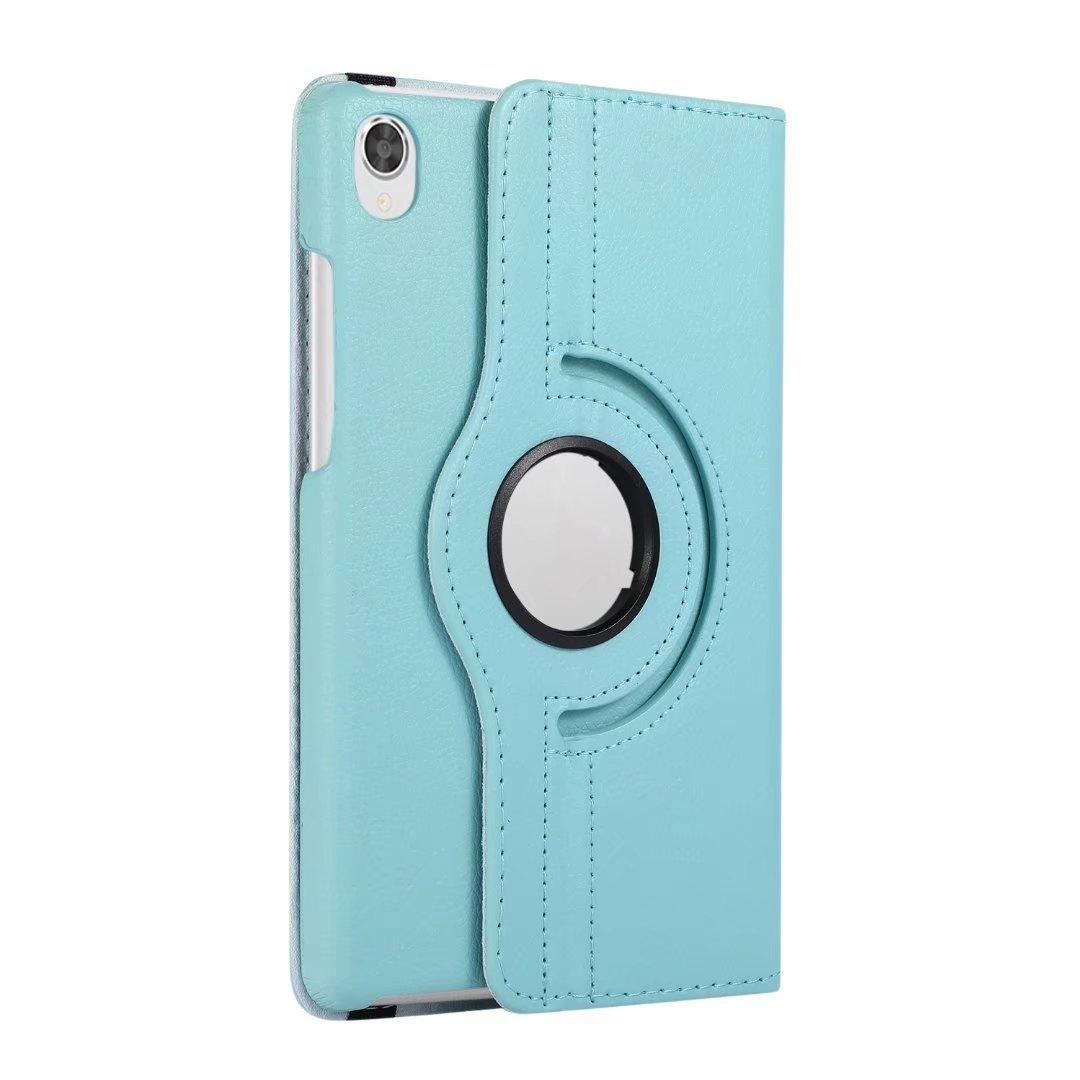 

Для Lenovo Tab M8 TB-8505 8 дюймов Чехол-подставка с вращением на 360° для Lenovo Tab M8 plus 8705 8 дюймов Ударопрочный однотонный чехол светло-синий