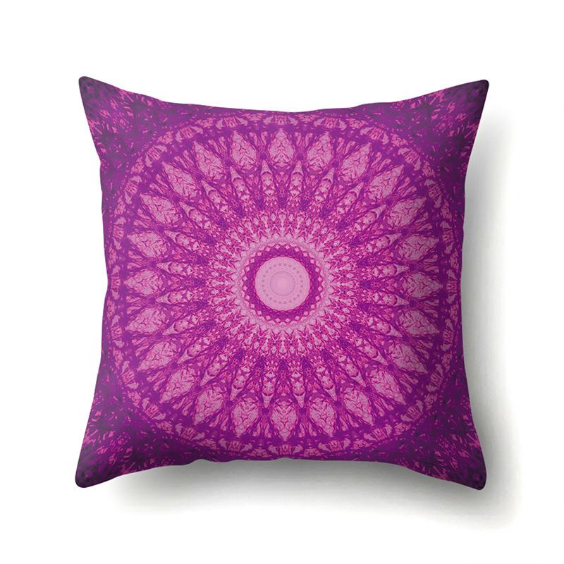 Nordic Bohemian Ethnic Style Polyester Pillow Case Car Decoration Home Printed Bedside Pillow Case