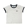 Tansanmageunesyum Carbonated Applique Ringer T-Shirt (Ivory)