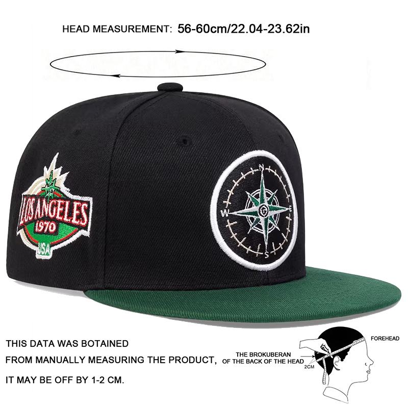 Unisex Los Angeles Embroidery Hip-hop Hats Spring Autumn Adjustable Casual Snapback Baseball Caps Outdoor Sunscreen Hat