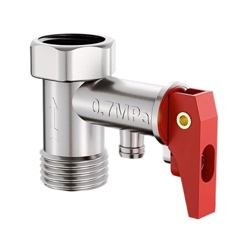 

Brass Safety Pressure Release Valves Adjustable Pressure Relief Valves with Check Function for Electric Water Heaters