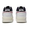 FILA Targa Leather Platform Low top Skateboard Shoes Unisex White Black Korean Style 1TM01822E_147