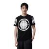 adidas Neo Lifestyle Casual Series Round Neck Comfortable Pullover Raglan Sleeve Striped Short Sleeve T-Shirt Men T-Shirts Black CV6938