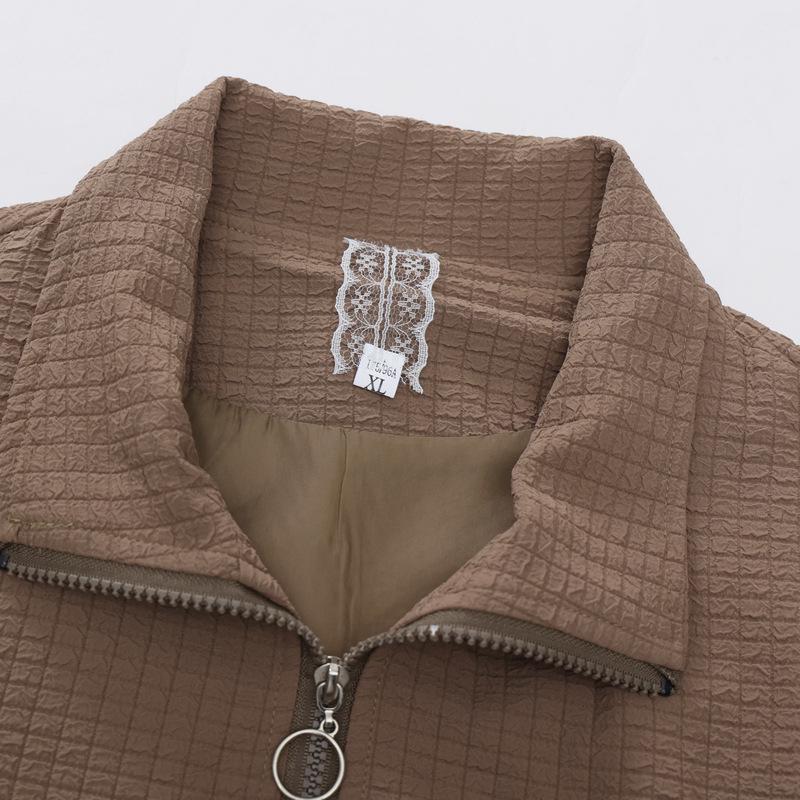 2025 Autumn Style Turn-Down Collar Jacket for Middle-Aged Women