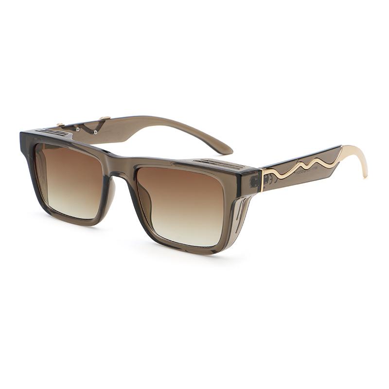 Trendy European Square Sunglasses: High-End UV Protection for Men & Women