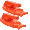Raindrops Orange Pp Dumpling Maker 2 In 1 Easy To Use For Home 2pcs
