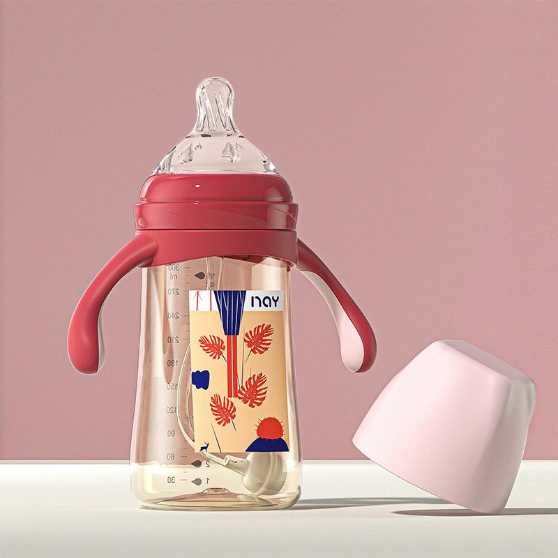 

Детская бутылочка Dr.isla BPA Free с гравитационным шариком для новорожденных с ручкой 240 мл/300 мл детские бутылочки