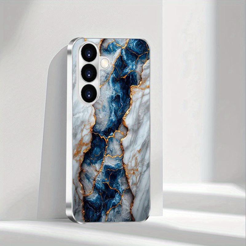Hot-sellingFashion Simplicity High-end Electroplating Glass PhoneCase for Samsung Galaxy S26 S25 S24 S23 S22 S21 FE,Ultra,Plus
