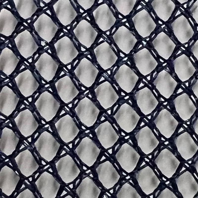 In-Stock K114 Diamond Warp Knit Polyester Mesh Fabric for Bags & Laundry