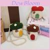 Adorable Cartoon Mushroom Mini Shoulder Bag For Kids Lightweight And Breathable
