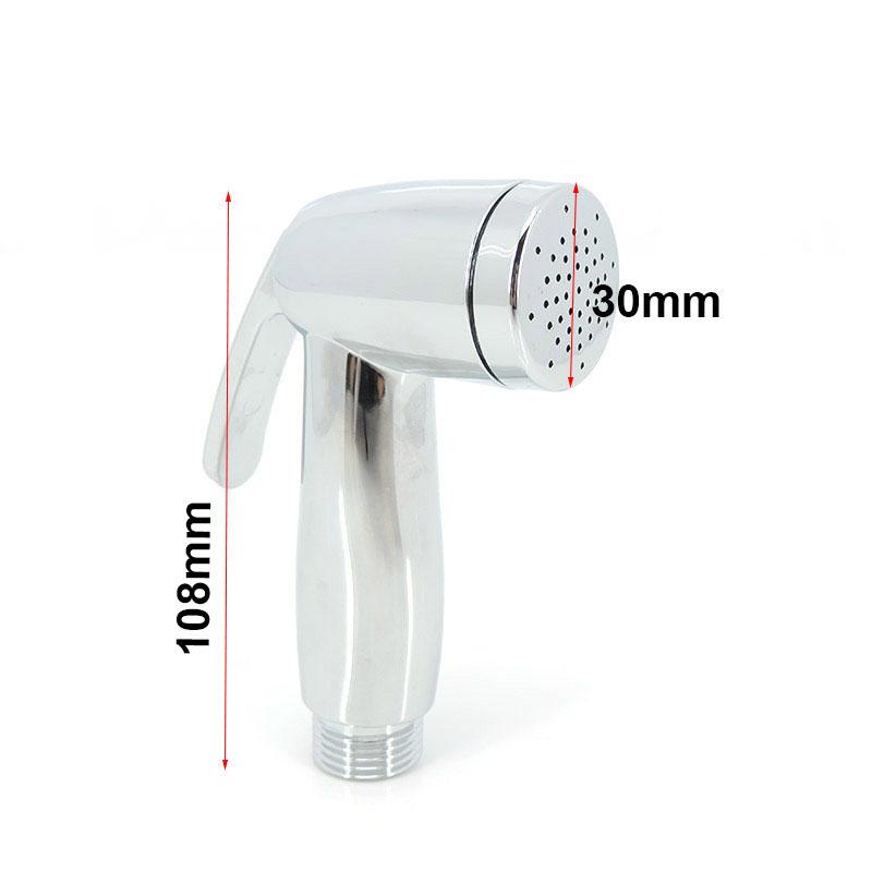 ABS Silver Plastic Handheld Bidet Toilet Shower Head Sprayer Spray Household Bathroom WC Bidet Bathroom Self Cleaning Tools