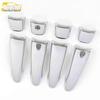 Koleos Door Handle Decorative Sticker for 16 Models - Electroplated Armrest Handshake Buckle Strip