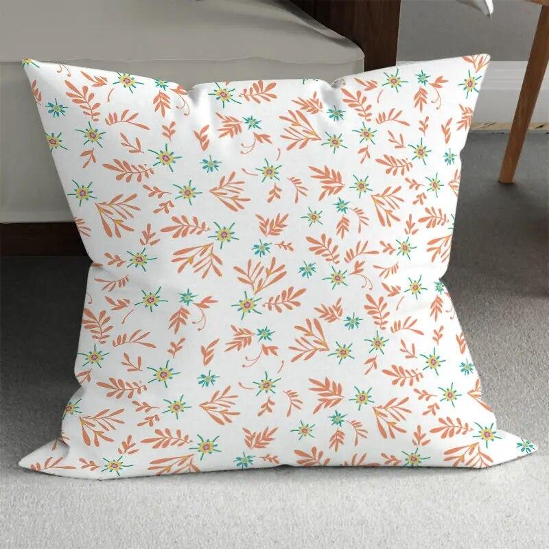 Spring Beautiful Pillowcase Abstract Floral  Living Room  Bed Sofa