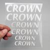 Qirttulee Reflective Crown Brake Caliper Stickers Direct from Japan