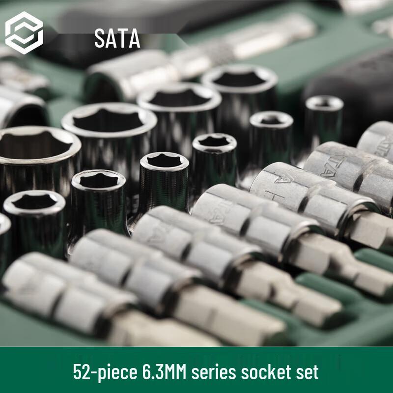 SATA 52-Piece 1/4-inch Drive Socket Set