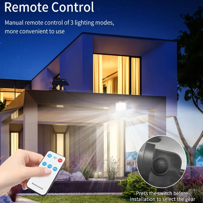 High Power 234LED Sensor Solar Light Outdoor 3 Working Modes IP65 Waterproof Lights for Yard Garden Fence Decorative Wall Light
