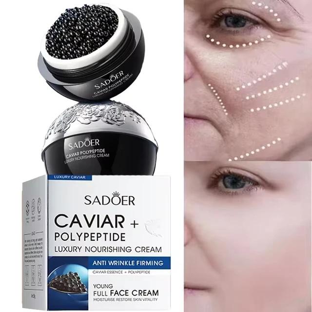Caviar Anti-Falten-Gesichtscreme, Kollagen, Anti-Aging, straffendes Lifting, verblasst feine Linien, feuchtigkeitsspendend, glatt, aufhellend, Hautpflegeprodukte