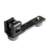 4-Head Cold Hot Shoe Mount Adapter Microphone H Light Aluminum Alloy Extension Bracket for Mobile 2/Smooth 4 Gimbal