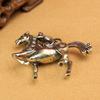 Metal Horse Figurine, Solid Desktop Decorative Craft, Antique Bronze Miniature Model Of The Twelve Zodiac Animals.