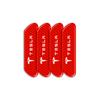 4PCS Car Door Safety Warning Reflective Mark Sticker Emblem For Tesla Model 3 Model X S 2016-2020 Decals TM3 TMX TMS Decal