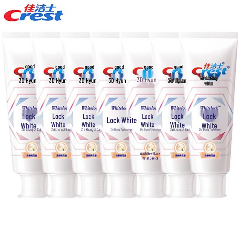 

Crest Whitening Toothpaste with Peach Blossom Scent