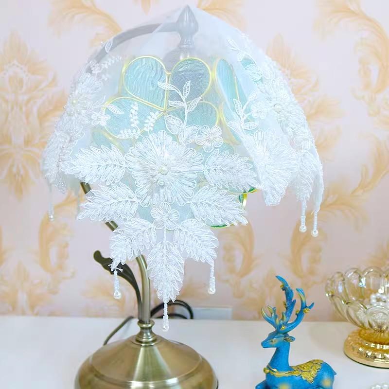 

8 Premium hand-beaded pendants Square 40cm European style table mat placemat dresser wall cabinet Dust Resist wedding party decor 40x40cm