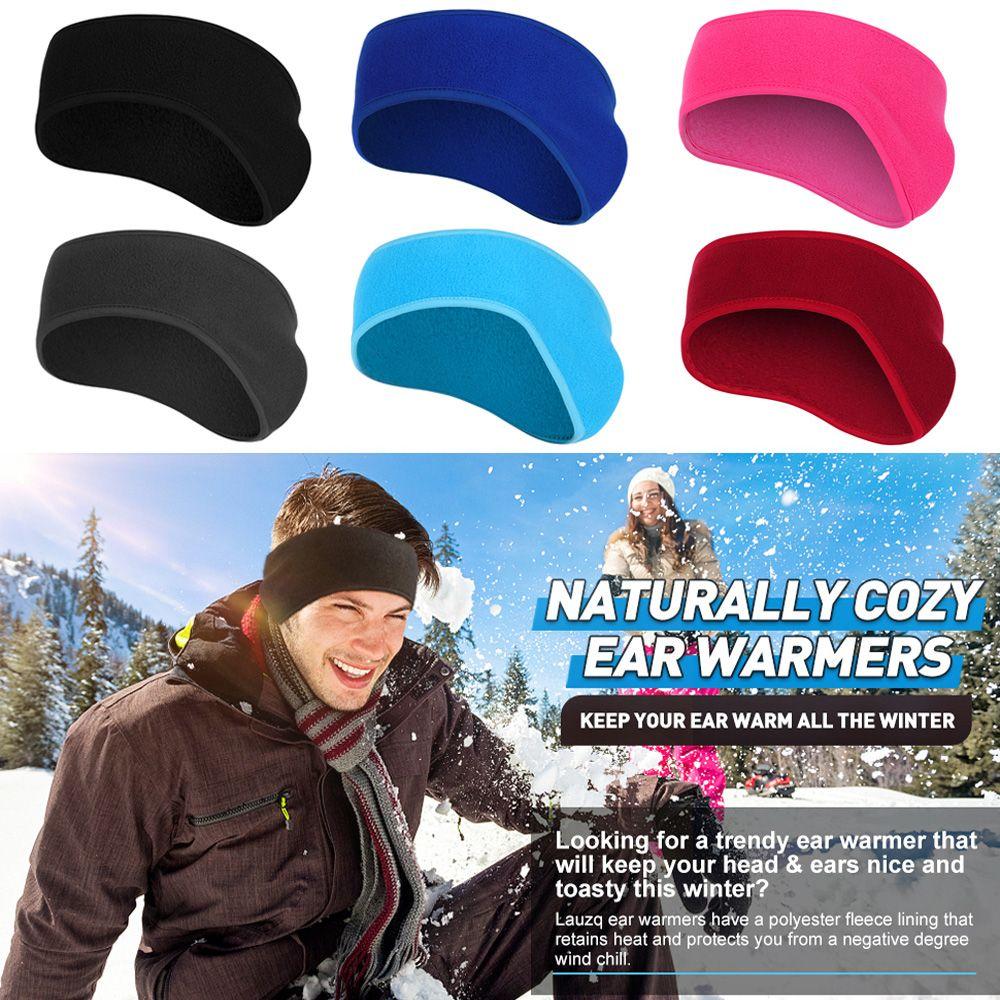 1 Stück Fleece Ohrenwärmer Muff Winter Stirnband Ohrenschützer Stirnband für Männer Frauen Laufen Skifahren Outdoor Sport