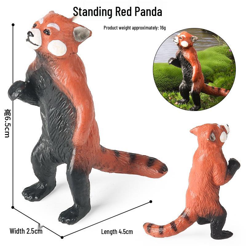 Realistic Jungle Animal Model: Hedgehog, Mouse & Badger Toy