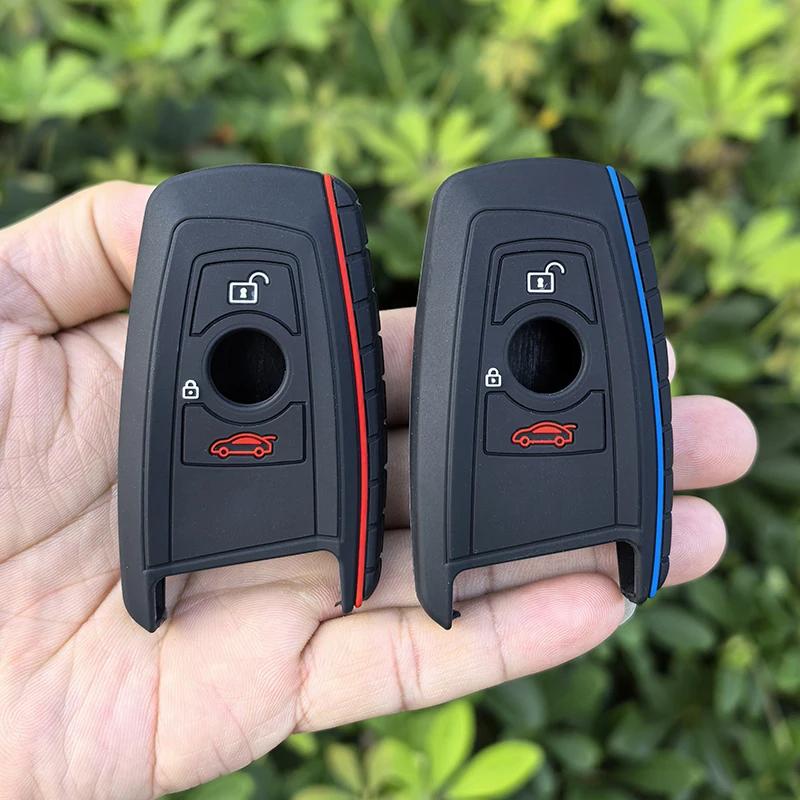Silicone Car Remote Key Case Cover Shell For Bmw 1 3 5 7 Series X1 X3 X4 X5 F10 F15 F16 F20 F30 F18 F25 M3 M4 E34 Accessories