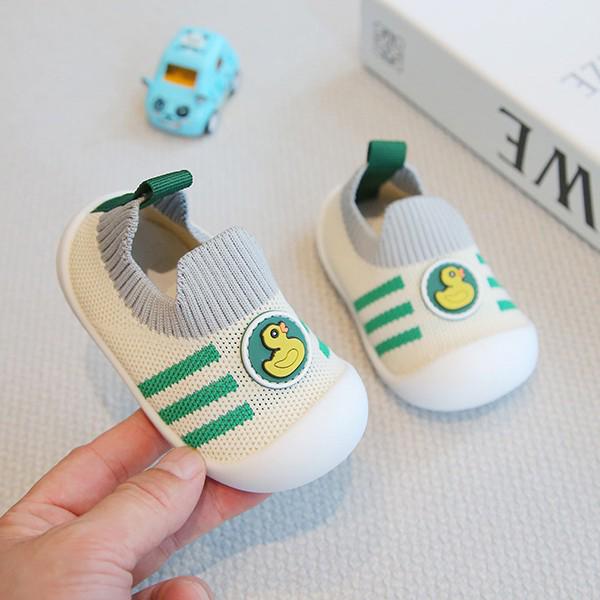 Infant Non-Slip Soft Sole Baby Walking Shoes - Lightweight Fly Knit Socks for Toddlers, Girls & Boys (Spring/Summer)