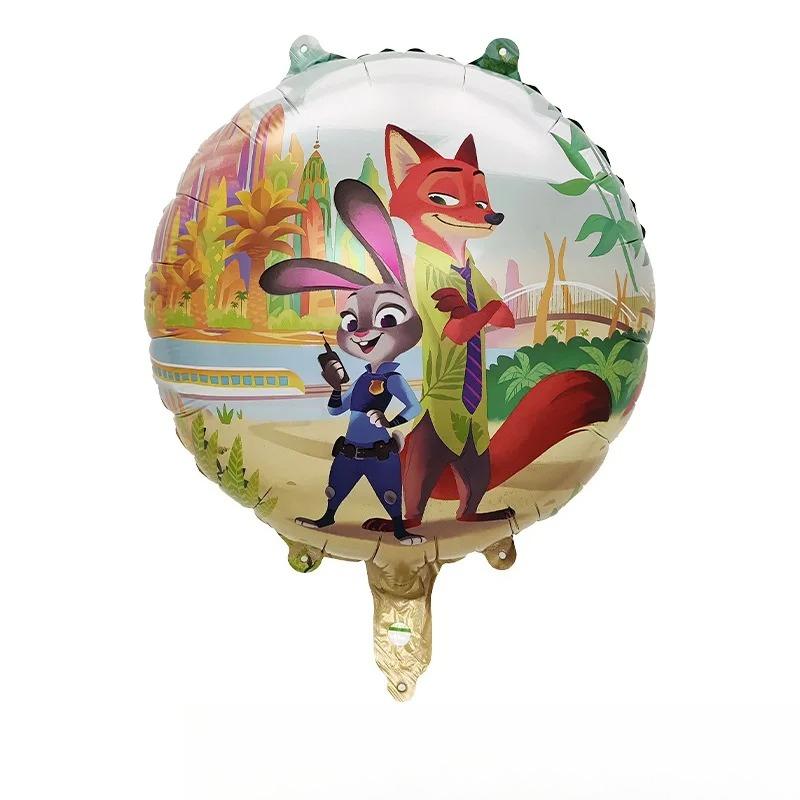 Disney Zootopia Balloons Birthday Party Themed Decoration Movie Balloons Zootopia Judy Party Balloons Baby Shower Kids Party Props