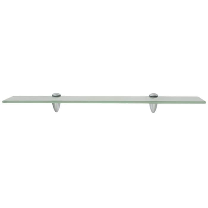 VidaXL Étagères murales 2 pcs Verre 60x10 cm 8 mm