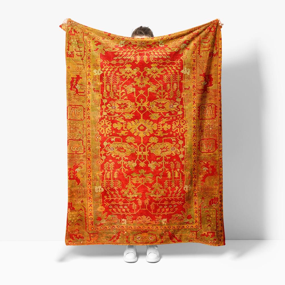 Vintage Persian Traditional Kilim Tribal Area Handmade Wool Moroccan Ethnic Rug Bohemian 75X95CM