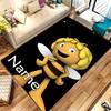 Custom personalization Maya the Bee Area Rug - Perfect For Kitchen, Bathroom,Laundry Room Decor Large Size Available,Gift All Seasons