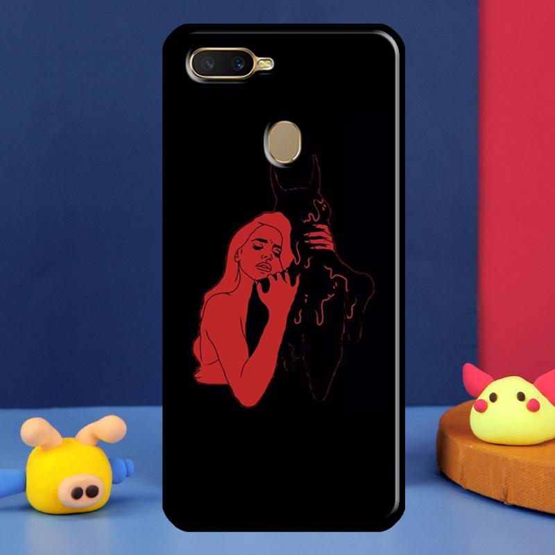 Custodia Devil Girl Donna Per Oppo A16 A76 A96 A58 A78 A98 A5 A9 A91 A15 A17 A77 A52 A72 A74 A94 A54S A57S Cover
