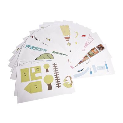 20 stücke 3D Stift Druck Papier Malerei Graffiti Vorlage 40 Cartoon Muster für Kinder DIY