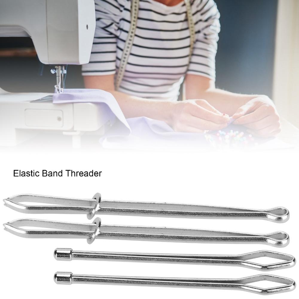 20Pcs Easy Quick Insert Drawstring Threader Metal Clip Sewing Tweezer Tool  For Hoodies