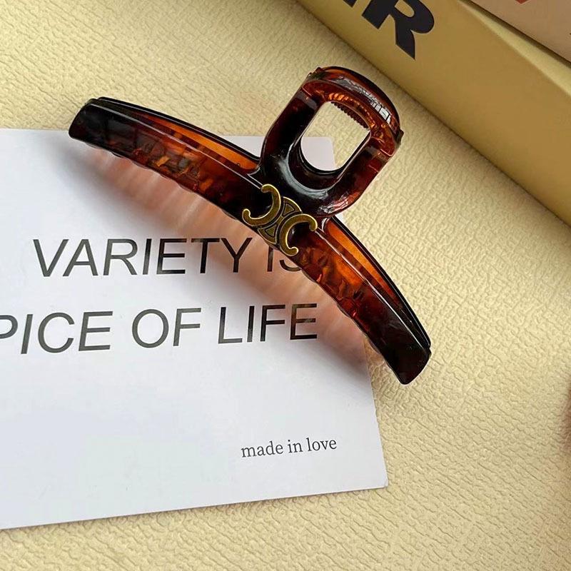 Koreanische Acryl-Haarspange für Damen, elegantes und handgefertigtes Haaraccessoire in großer Hai-Form