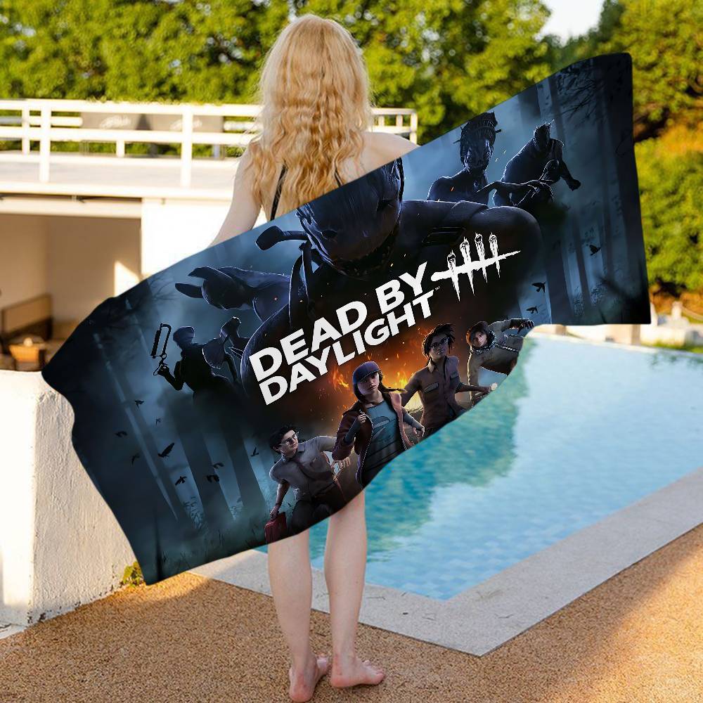 D-Dead B-By-Day Game Microfiber Blanket Quick Drying Beach Towels Oversized Printing Super Absorbent Pool Towel Blanket